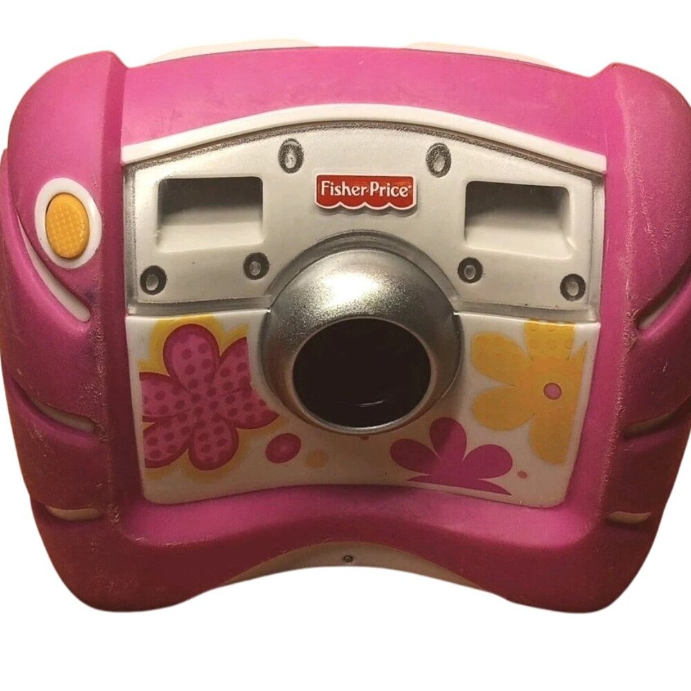 Fisher-Price Pink Childrens Kid Tough Digital Camera With Floral Design
